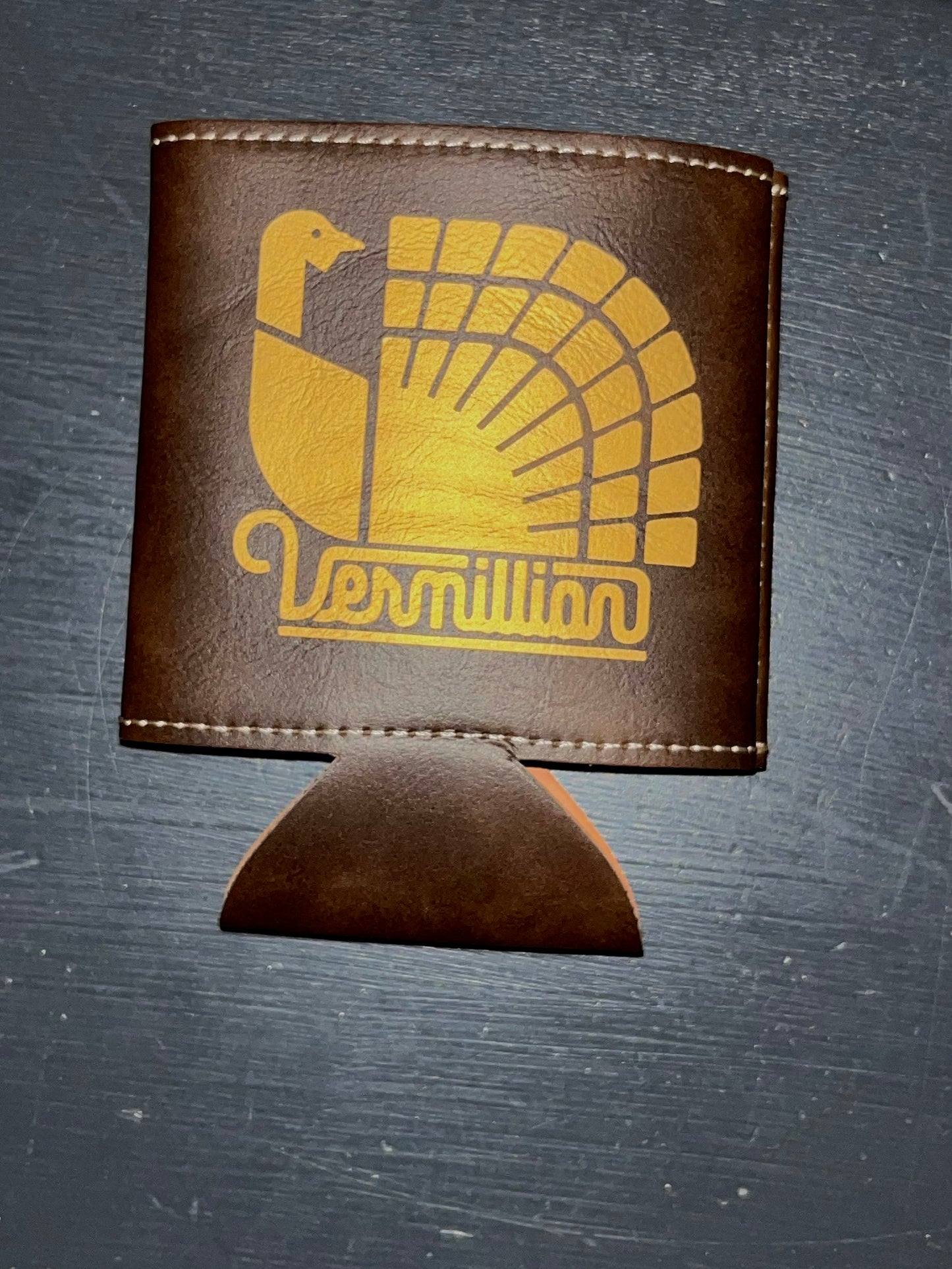 Vermillion Logo Koozies