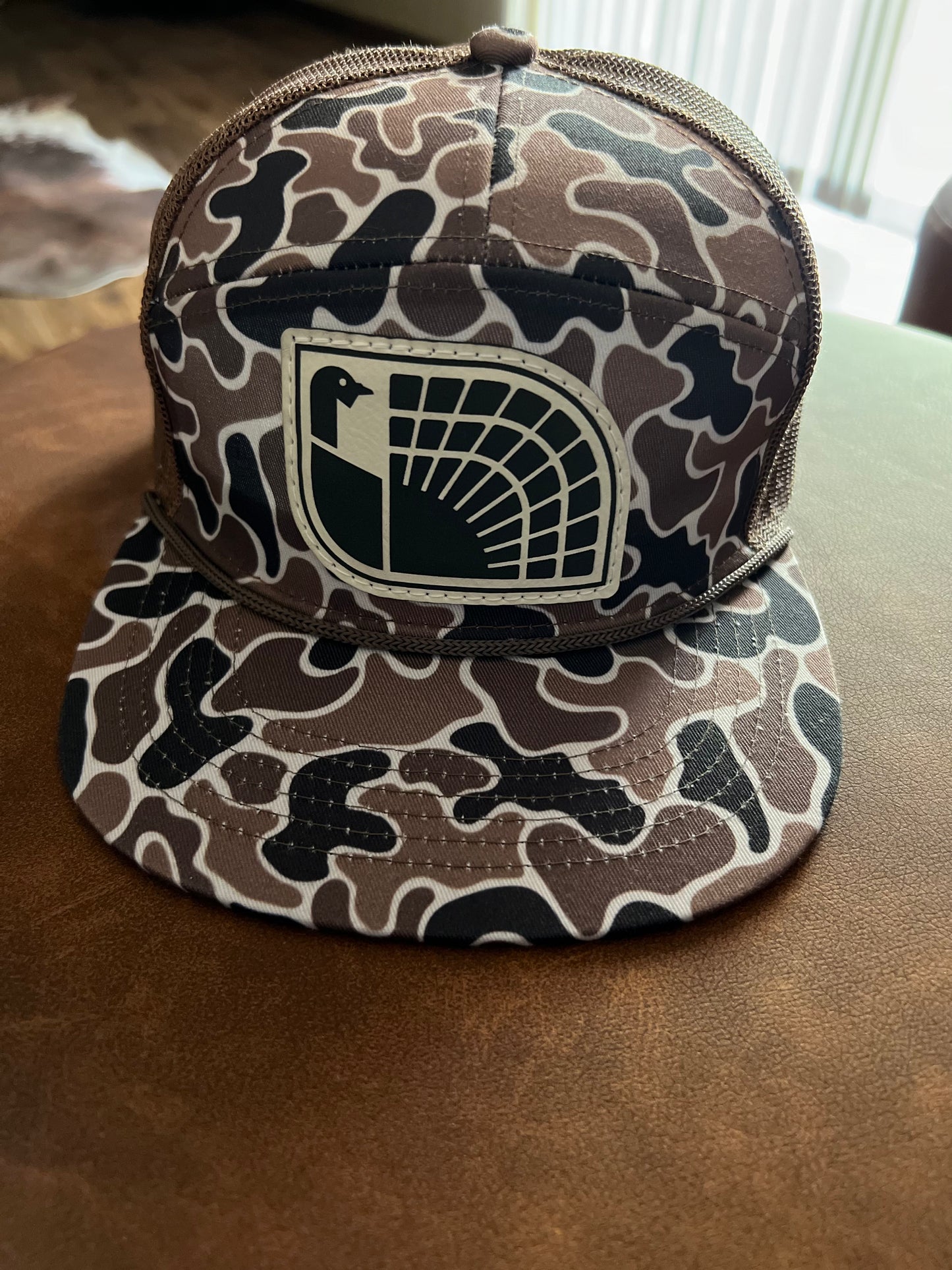 7 Panel Camo Rope Hat